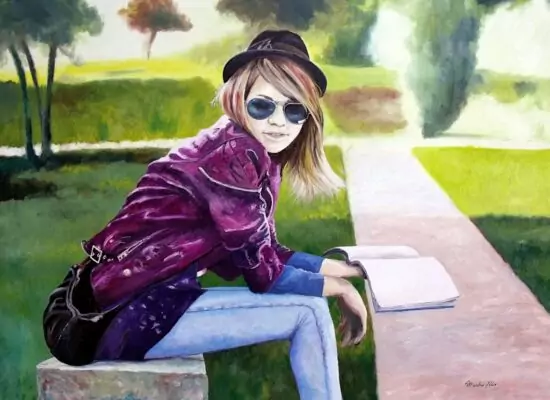 AUFSTAND DER MASSEN von Martin Eller, WVZ 1887, Leinwand 70 x 90 cm - Galerie Alte Schule