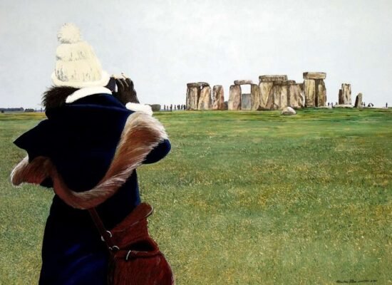 CLICK - STONEHENGE von Martin Eller, WVZ 1881, 90 x 110 cm - Galerie Alte Schule