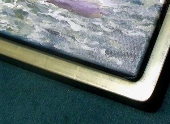 Dekorationsbild Pflege von Gemälden: Gemälde nach Reinigung und neuer Einrahmung - Galerie Alte Schule.jpg