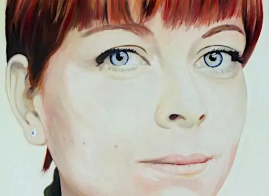 SAPHIR von Martin Eller, WVZ 1898, Leinwand 100 x 90 cm - Galerie Alte Schule