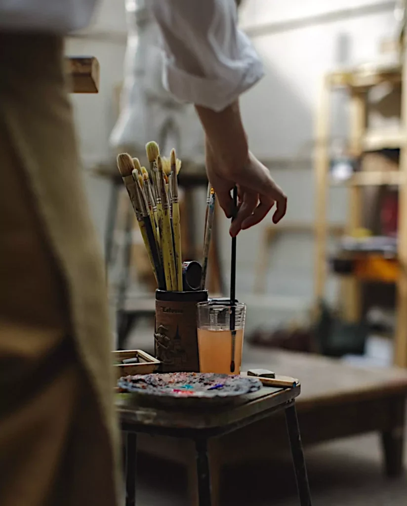 Dekorationsbild Startseite MalerIn