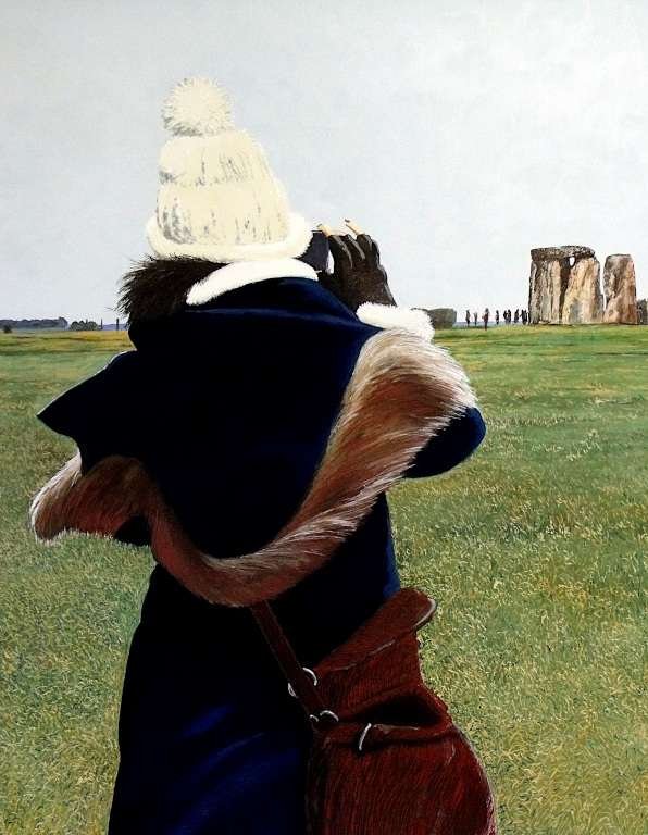 CLICK - STONEHENGE von Martin Eller, Detail - Galerie Alte Schule