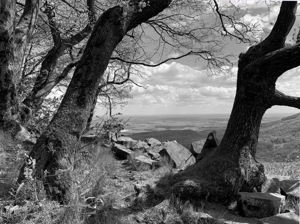 Kleiner Gleichberg, Blick nach Osten, Fotografie von Martin Eller - Galerie Alte Schule