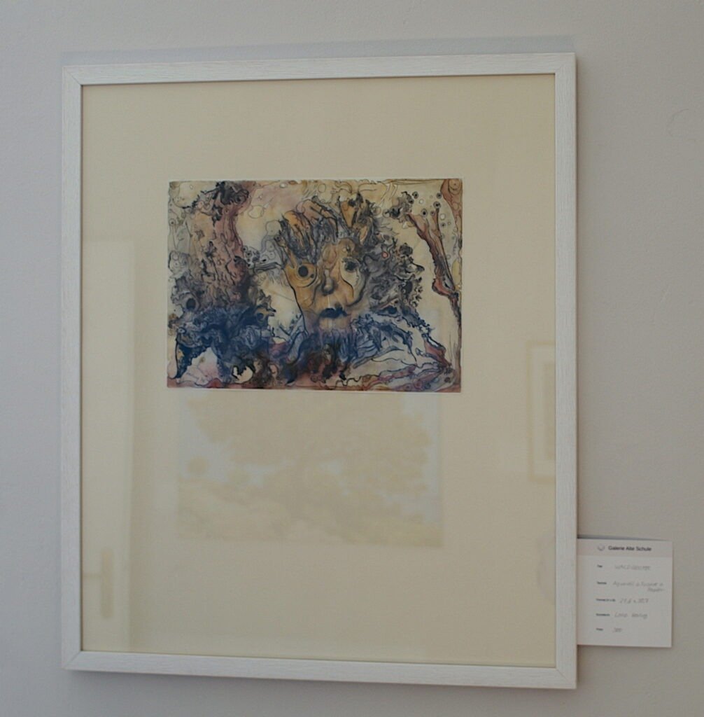 WALDGEISTER von Lotte Hering, Gesamtansicht II im Rahmen 62 x 53 cm - Galerie Alte Schule