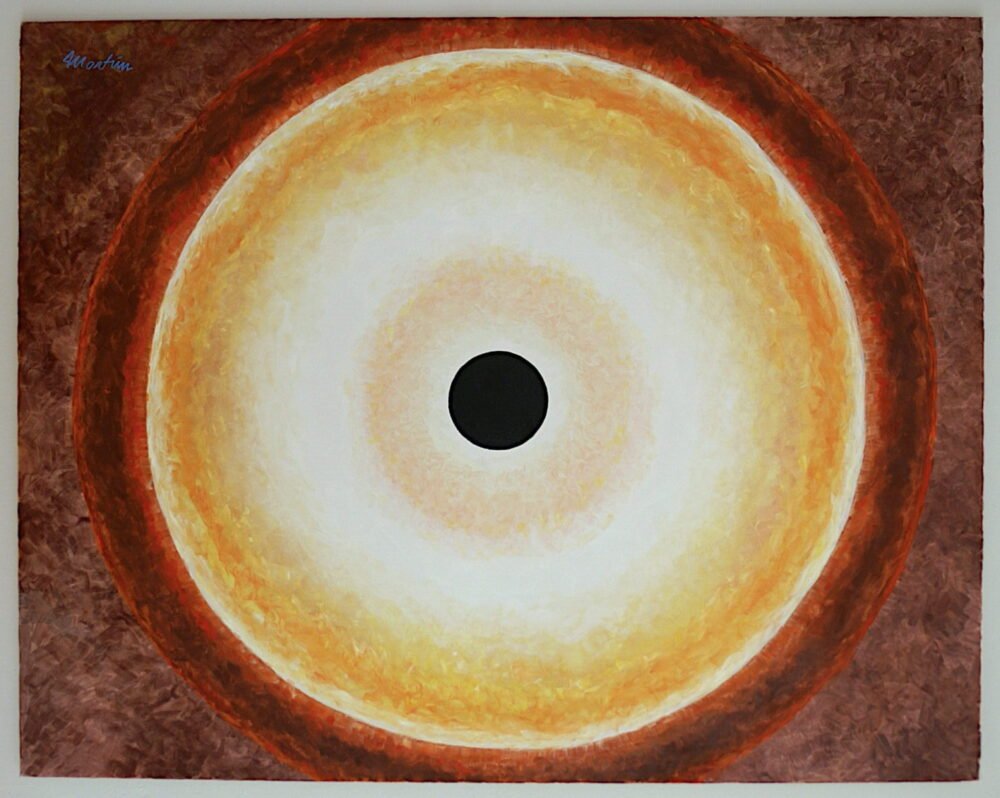 PLANCK von Martin Eller, Öl auf Leinwand, 2025 - Galerie Alte Schule