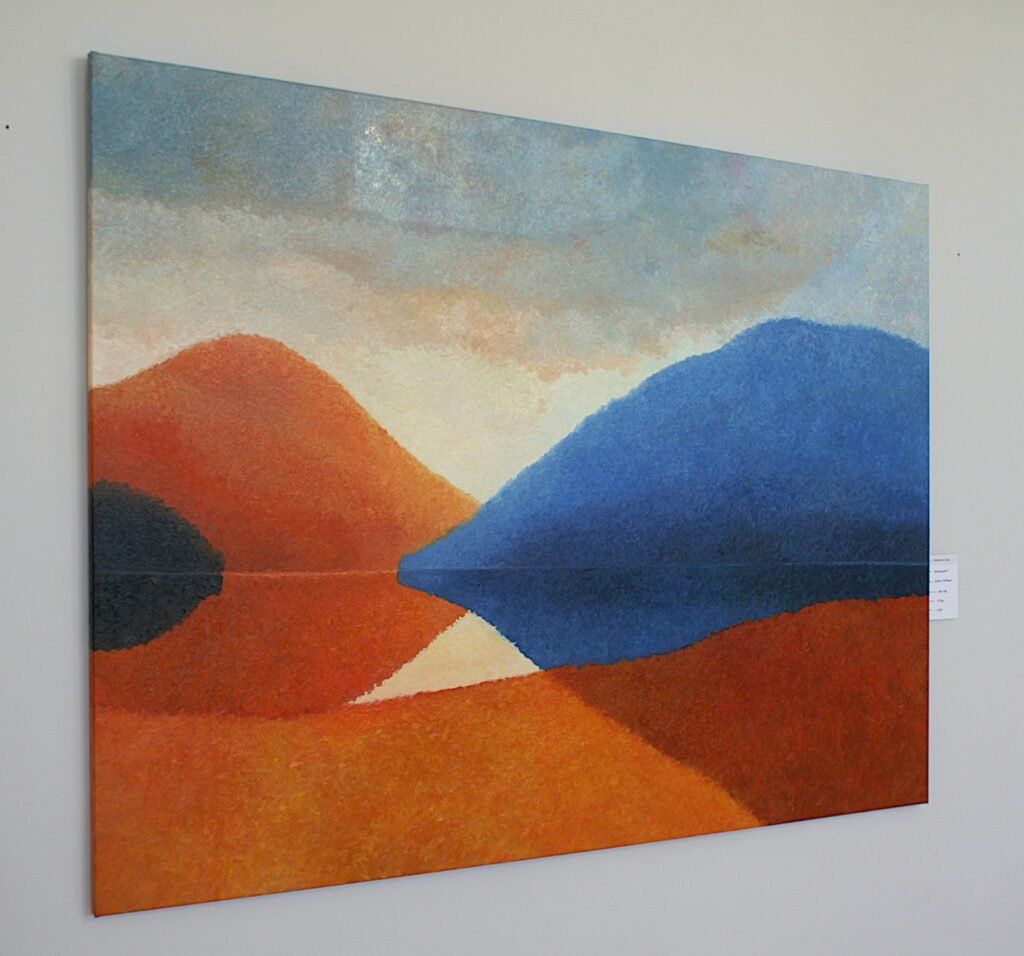 BERGLANDSCHAFT von Martin Eller, Ansicht von links - Galerie Alte Schule